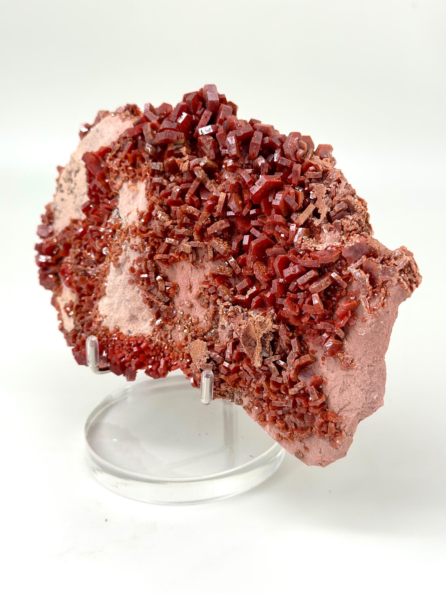Rare Vanadinite Cluster | Raw Vanadinite Crystal | High-Energy Manifestation Stone | Grounding & Creativity Booster | Collector’s Mineral Sp