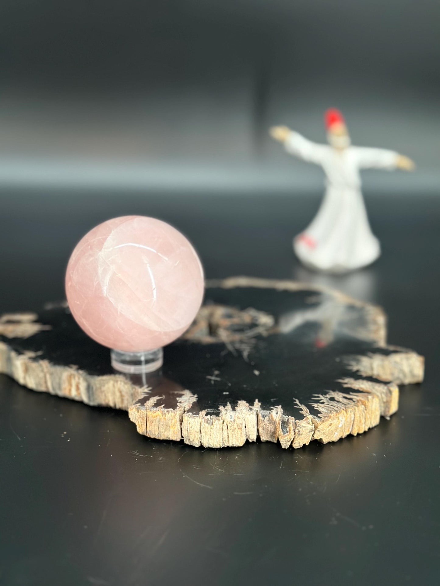 Rose Quartz Sphere – The Stone of Unconditional Love & Emotional Healing