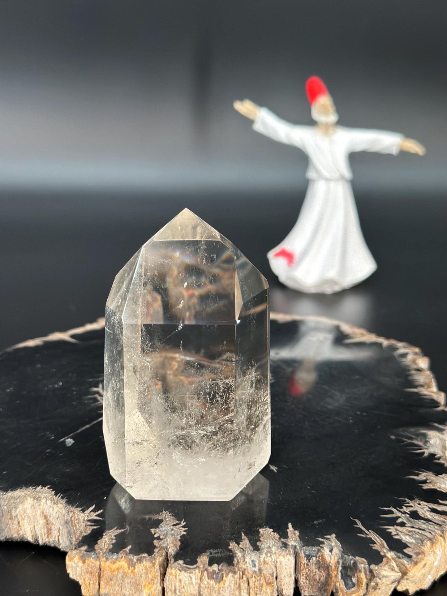 Natural Citrine Crystal Tower, Solar Plexus Chakra Stone