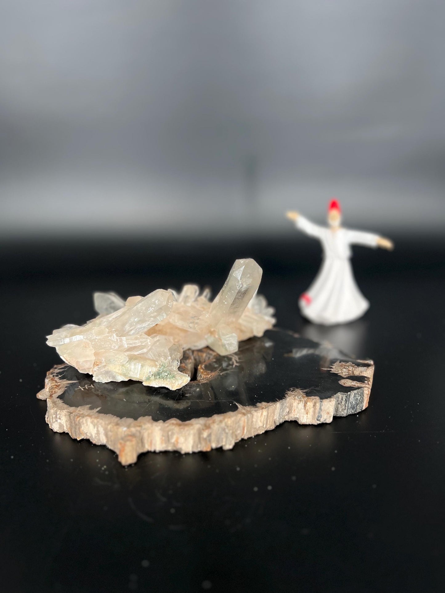 Rare Himalayan Quartz Cluster | High Vibrational Energy | Spiritual Awakening  Meditation Crystal | Energy Amplifier