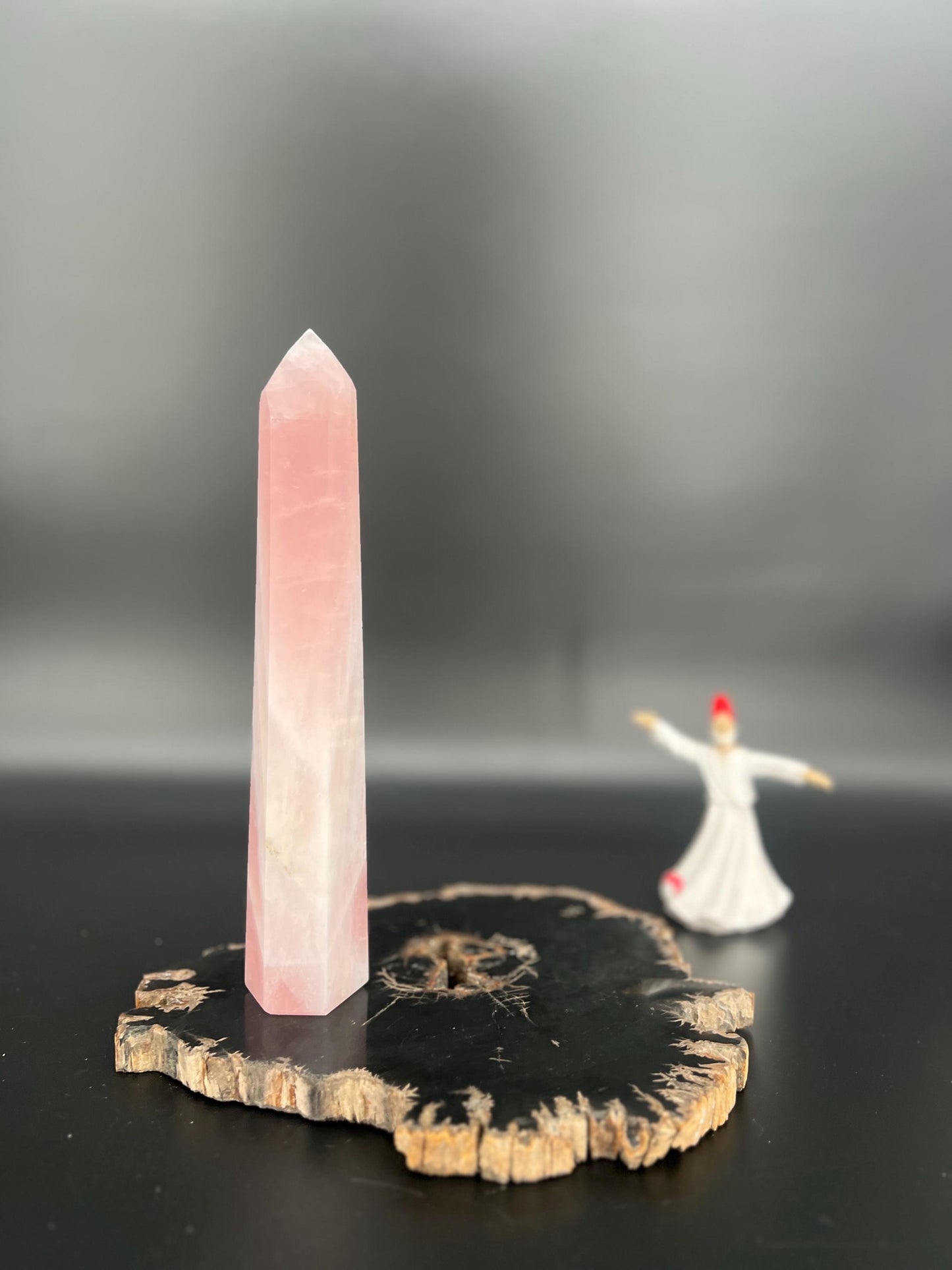 Rose Quartz Crystal Tower | Heart Chakra Healing | Self-Love.  Emotional Balance | Reiki & Energy Healing | High Vibrational Crystal Point