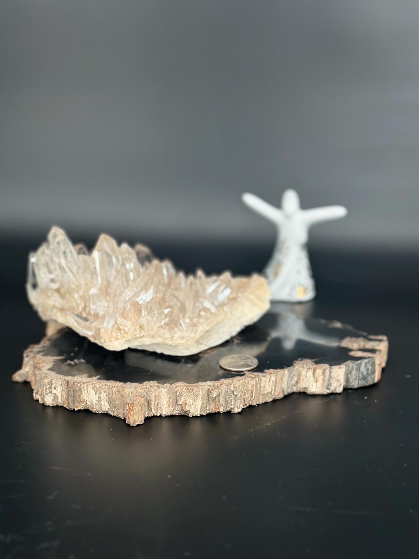 Himalayan Quartz Cluster Master Healer Energy Amplifier High Vibration Crystal for Meditation, Manifestation, and Chakra Balancing