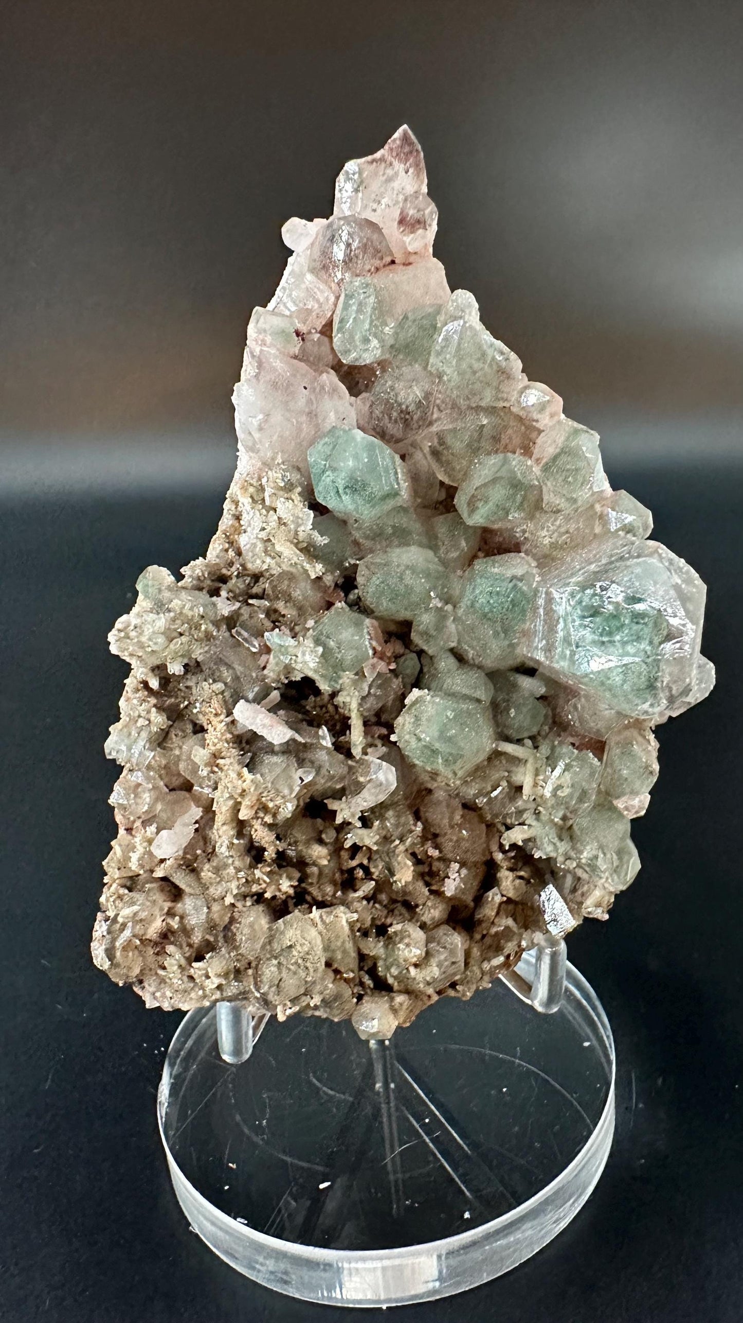 Rare Green Himalayan Quartz Cluster | Heart Chakra Healing & Spiritual Awakening Crystal | High Vibrational Energy Stone
