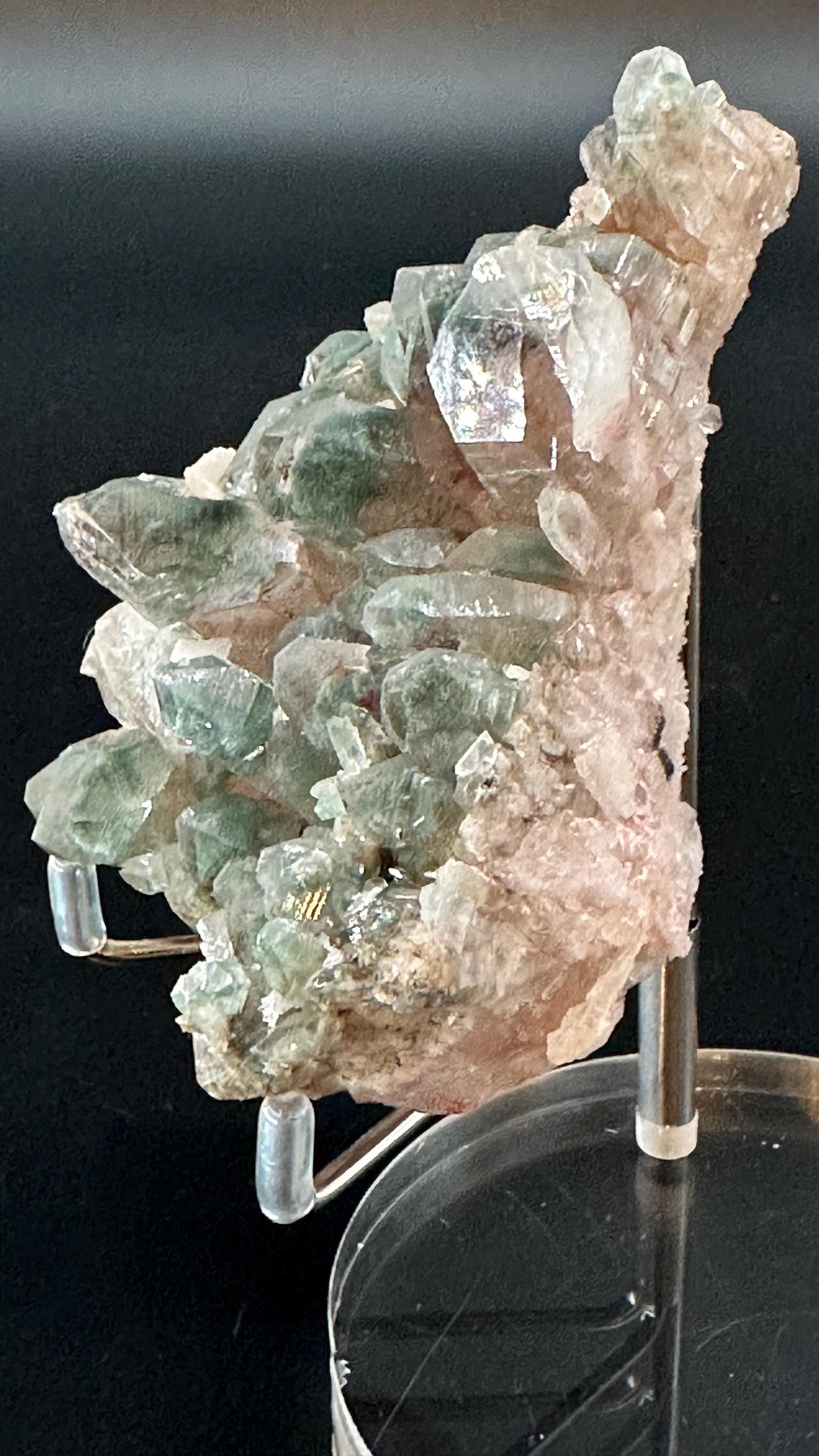 Rare Green Himalayan Quartz Cluster | Heart Chakra Healing & Spiritual Awakening Crystal | High Vibrational Energy Stone