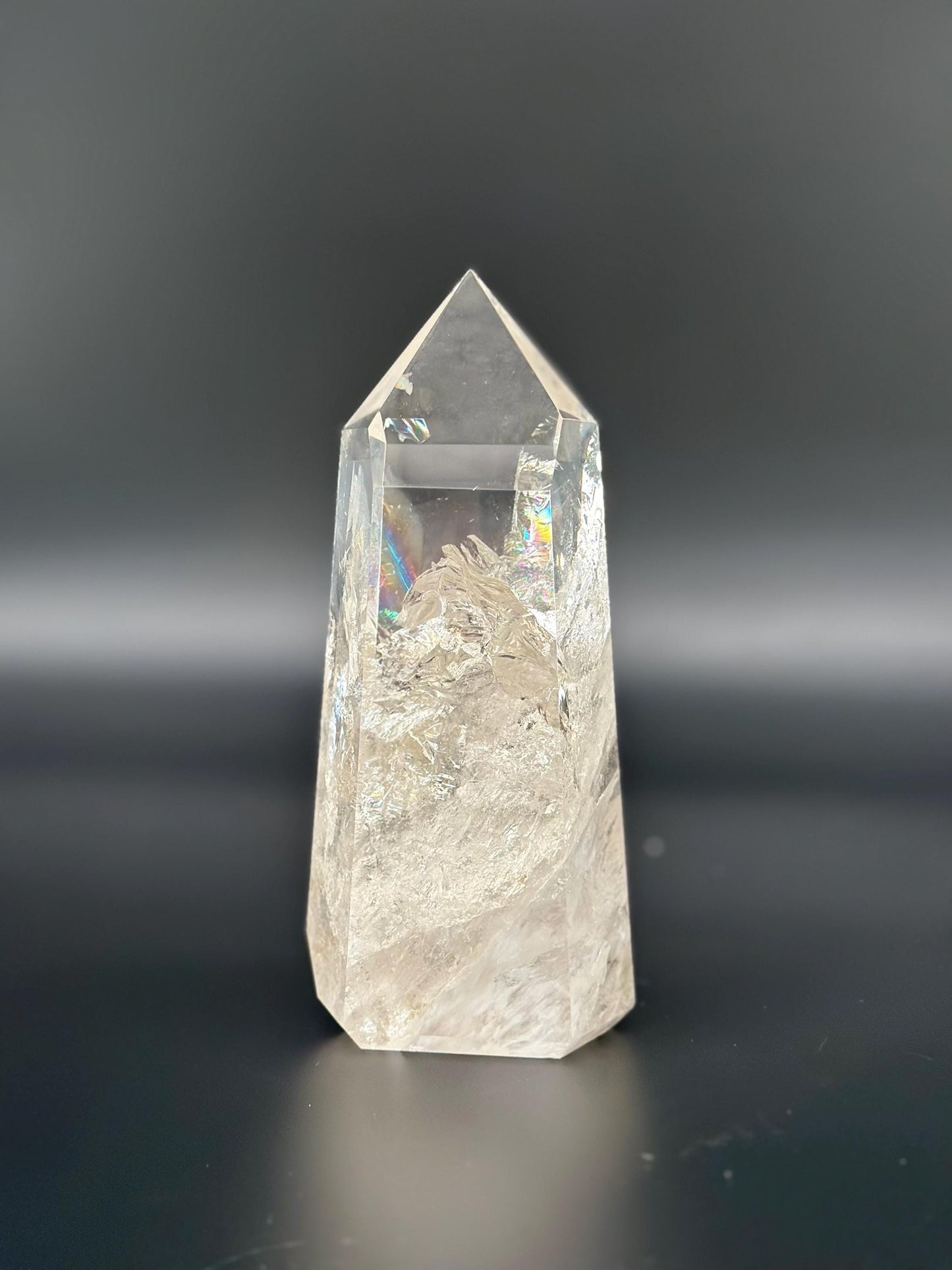 Exquisite High-Quality Clear Quartz with Rare Bear Totem Inclusion – Powerful Spirit Crystal