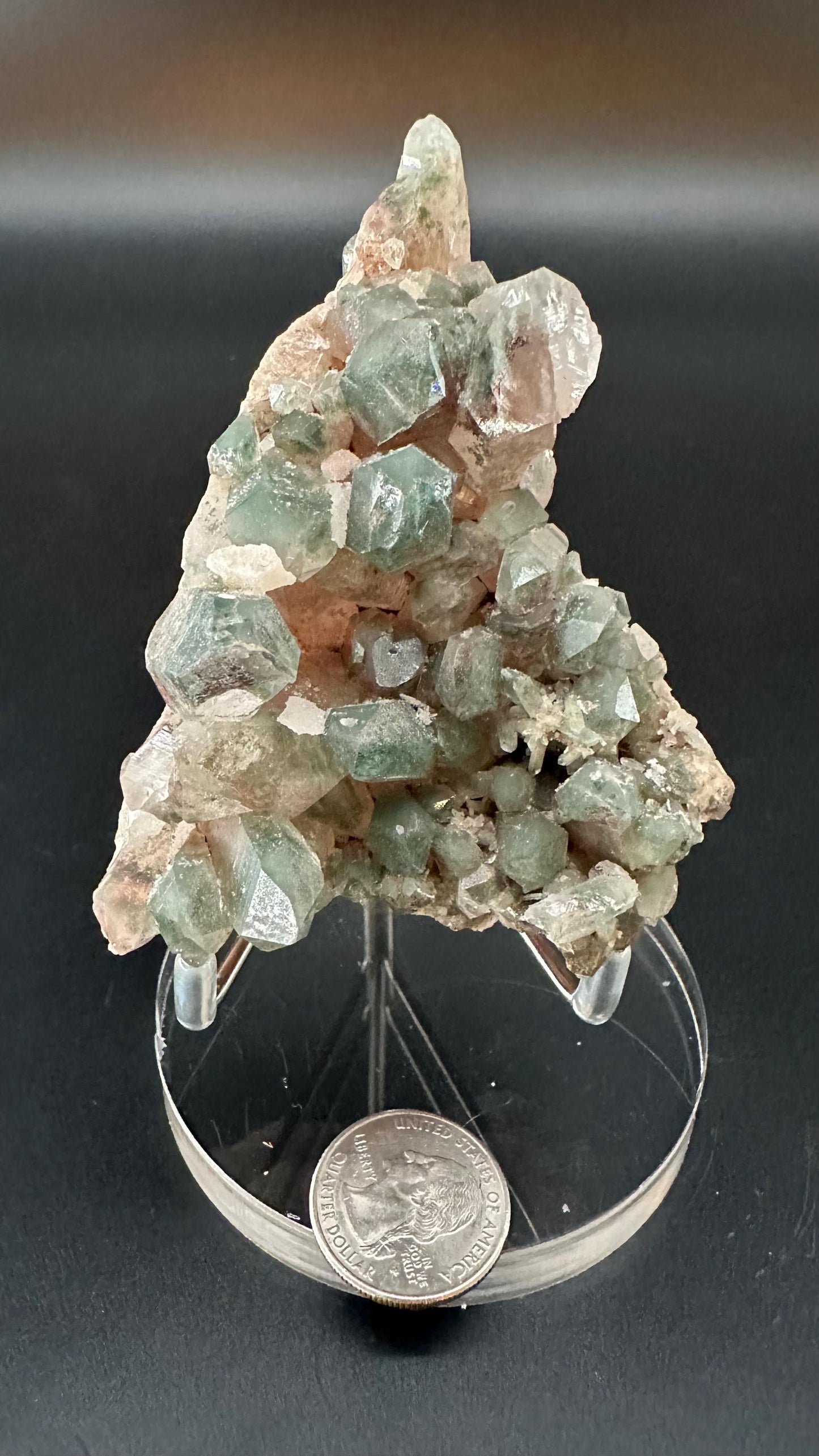 Rare Green Himalayan Quartz Cluster | Heart Chakra Healing & Spiritual Awakening Crystal | High Vibrational Energy Stone