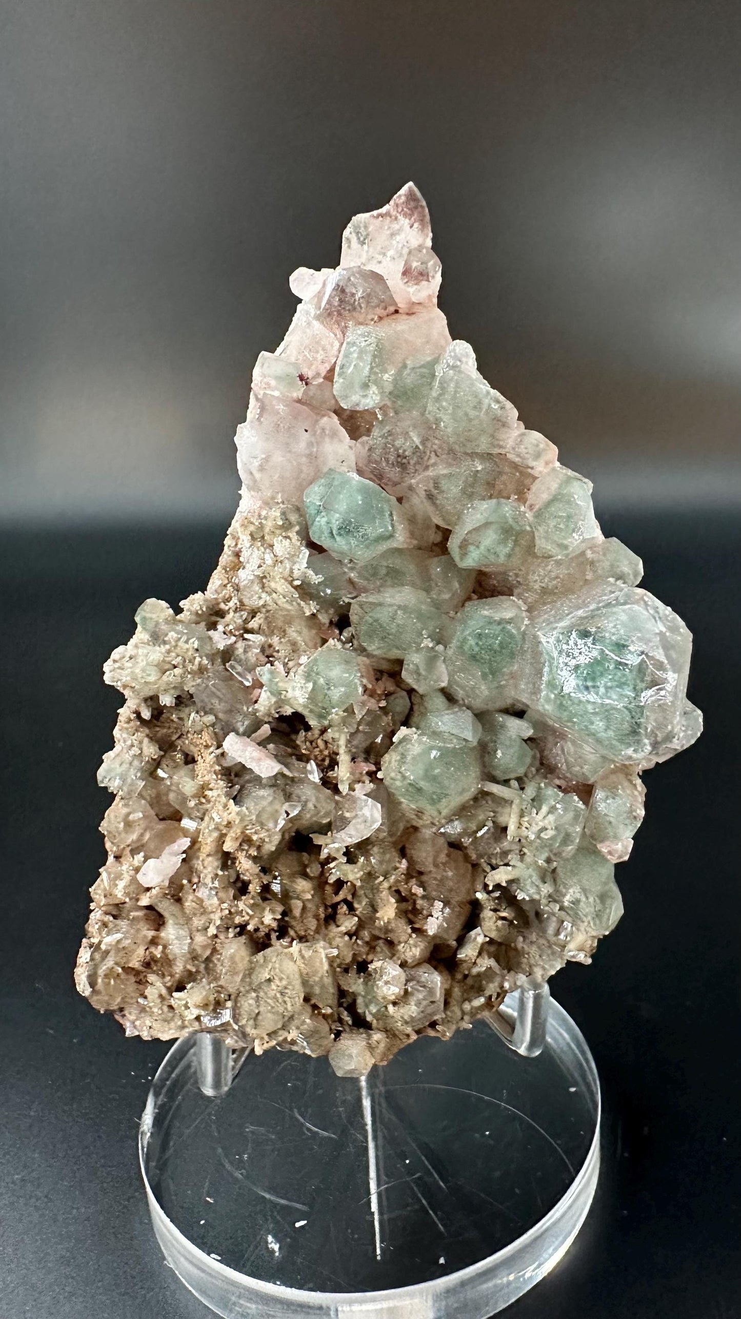 Rare Green Himalayan Quartz Cluster | Heart Chakra Healing & Spiritual Awakening Crystal | High Vibrational Energy Stone