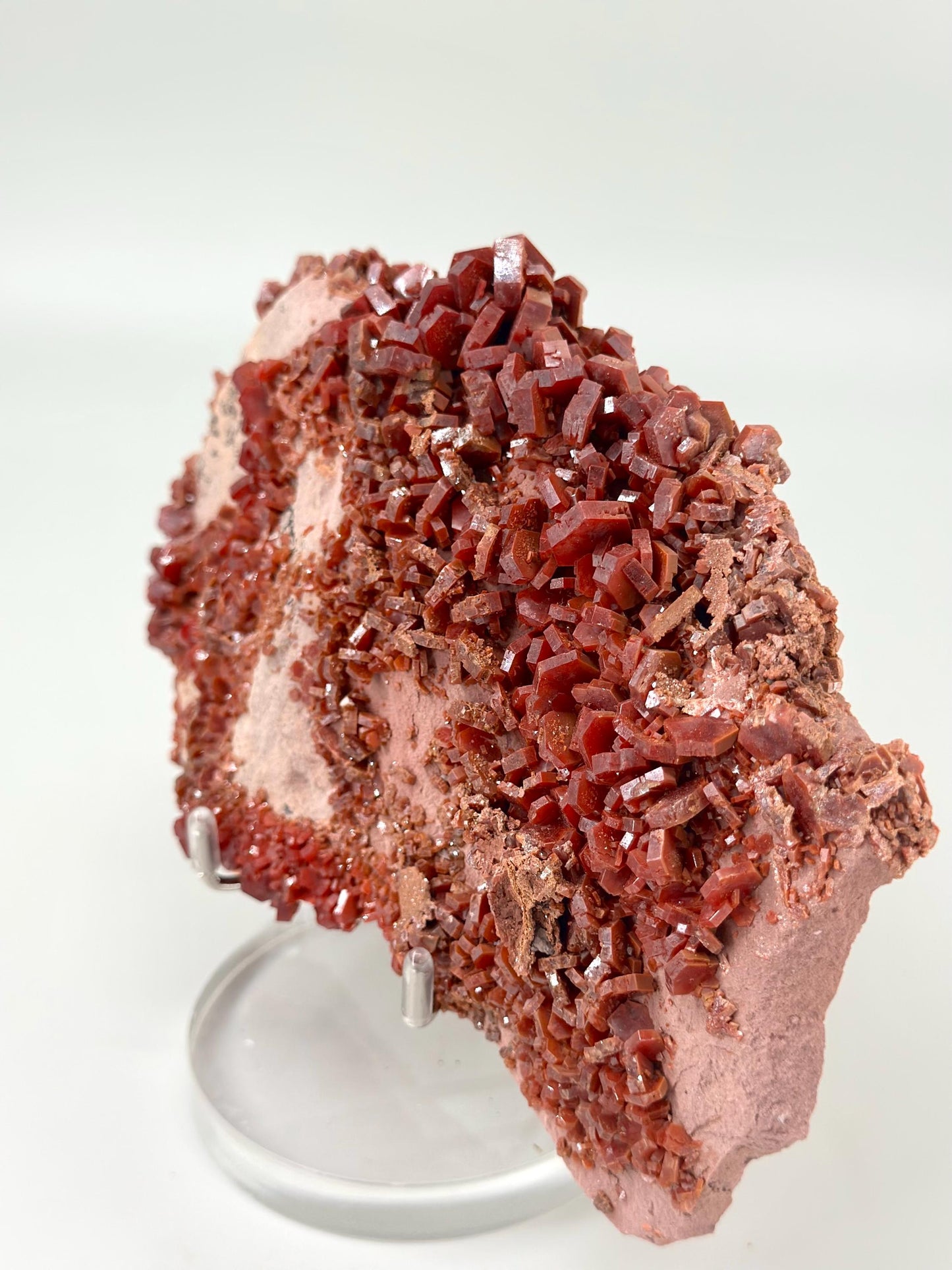 Rare Vanadinite Cluster | Raw Vanadinite Crystal | High-Energy Manifestation Stone | Grounding & Creativity Booster | Collector’s Mineral Sp