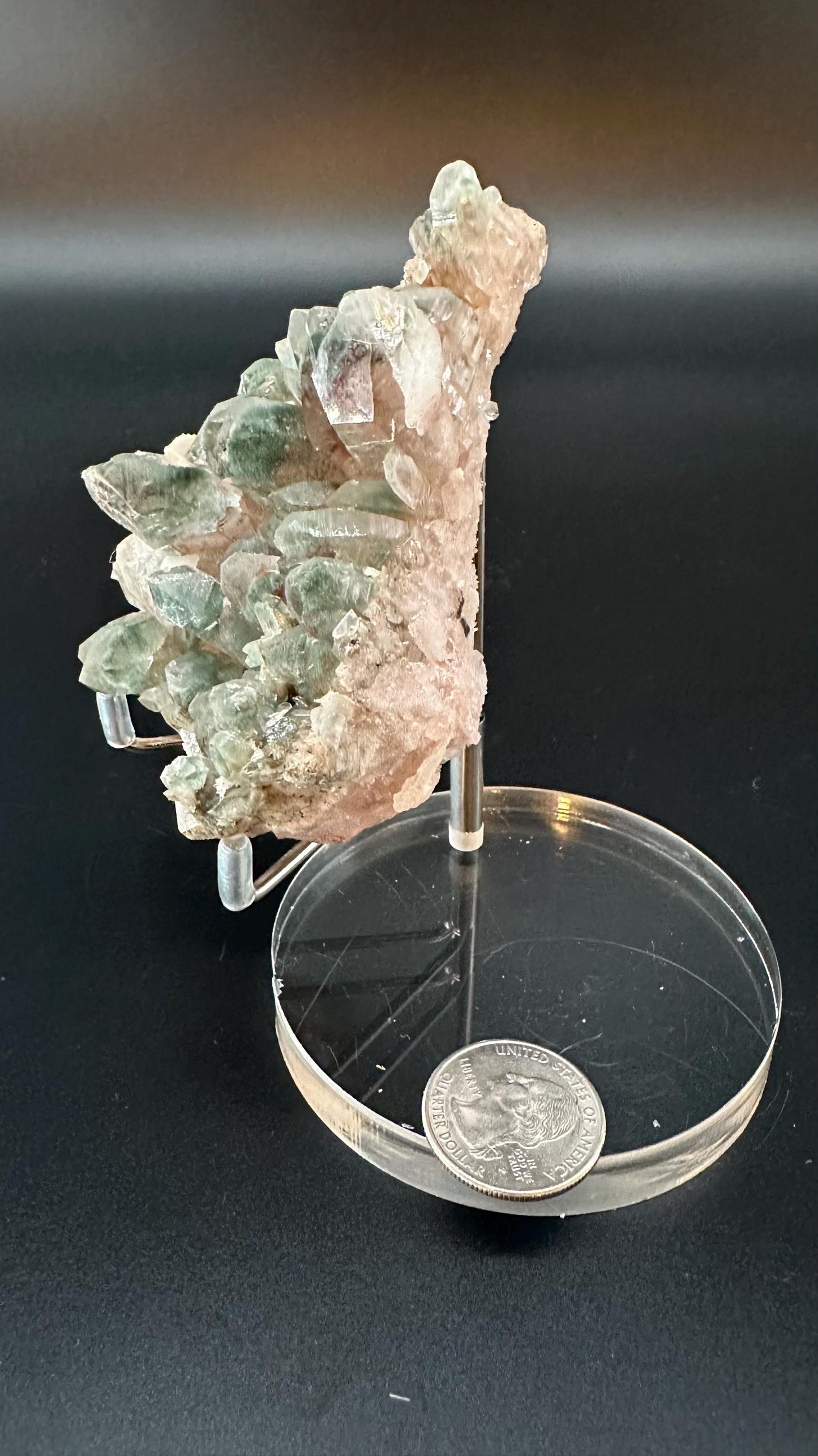 Rare Green Himalayan Quartz Cluster | Heart Chakra Healing & Spiritual Awakening Crystal | High Vibrational Energy Stone