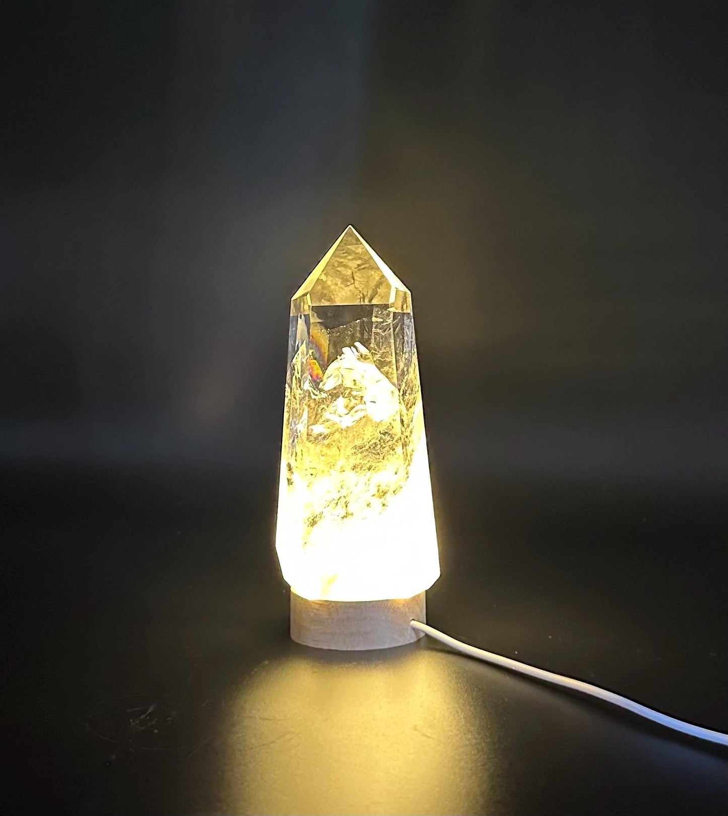Exquisite High-Quality Clear Quartz with Rare Bear Totem Inclusion – Powerful Spirit Crystal