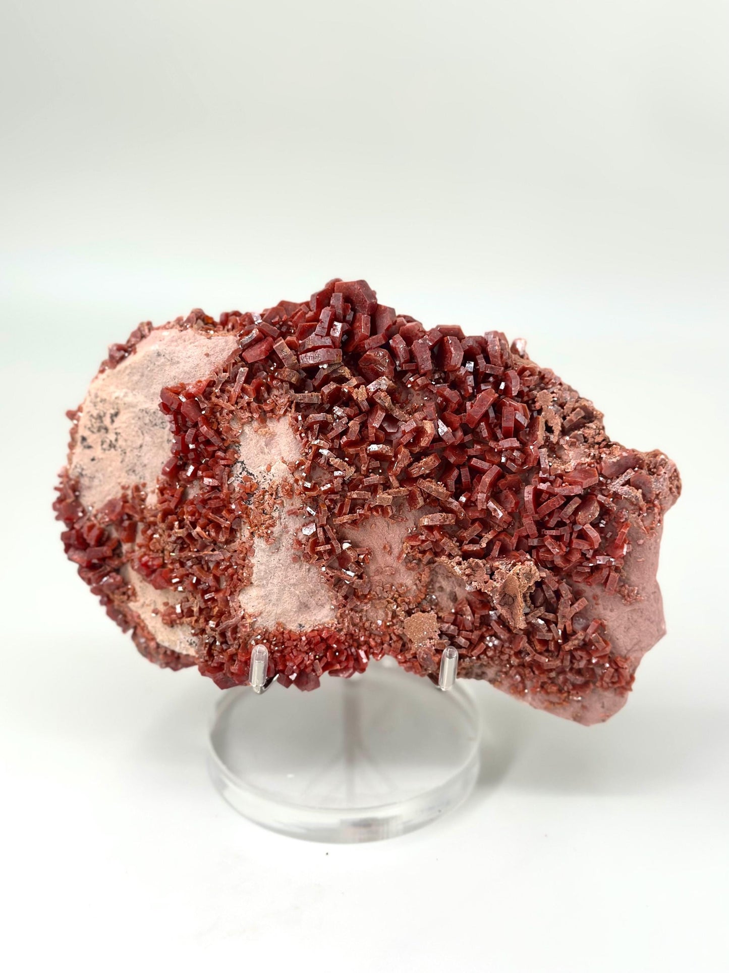 Rare Vanadinite Cluster | Raw Vanadinite Crystal | High-Energy Manifestation Stone | Grounding & Creativity Booster | Collector’s Mineral Sp