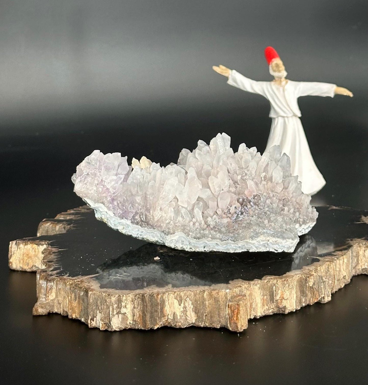 Flowering Amethyst Crystal – Rare Bloom Cluster for Spiritual Healing & Energy Cleansing