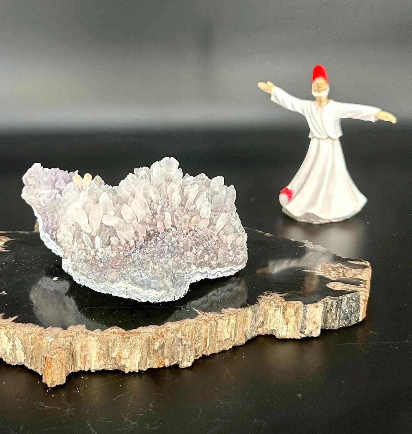 Flowering Amethyst Crystal – Rare Bloom Cluster for Spiritual Healing & Energy Cleansing