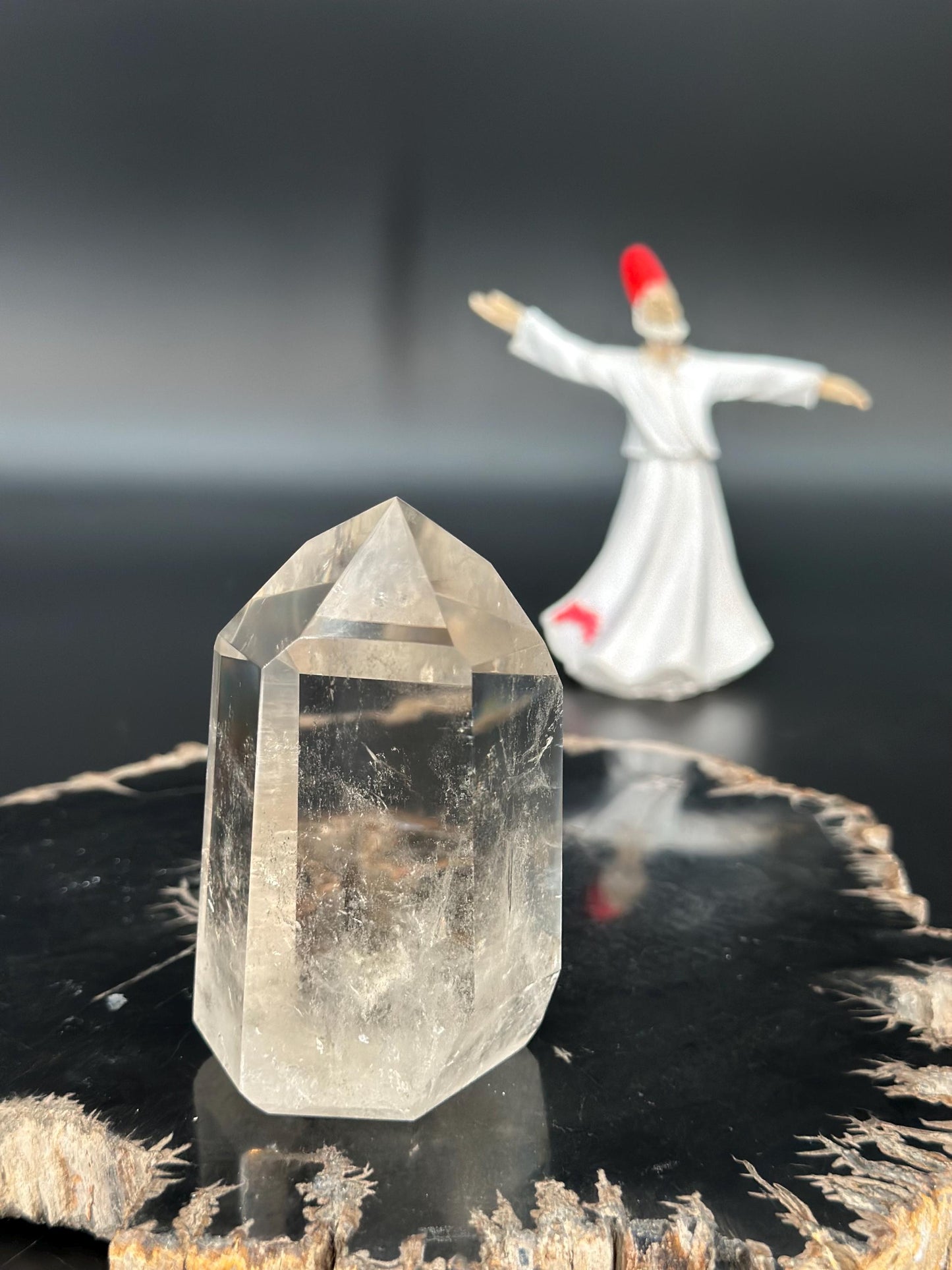 Natural Citrine Crystal Tower, Solar Plexus Chakra Stone
