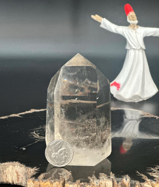 Natural Citrine Crystal Tower, Solar Plexus Chakra Stone