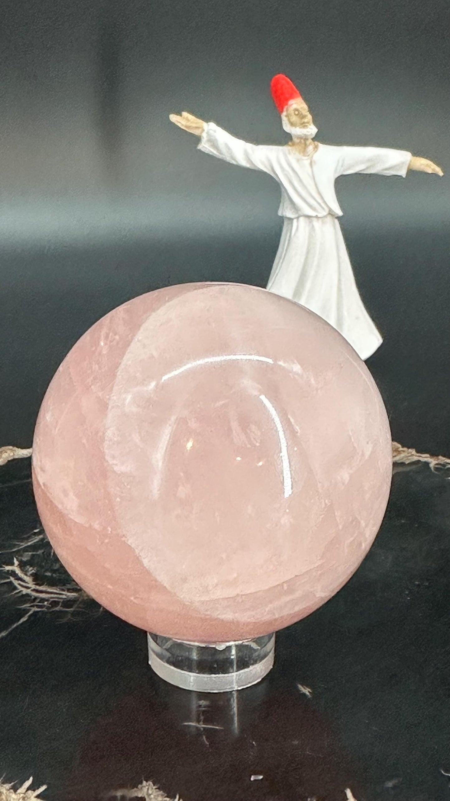 Rose Quartz Sphere – The Stone of Unconditional Love & Emotional Healing