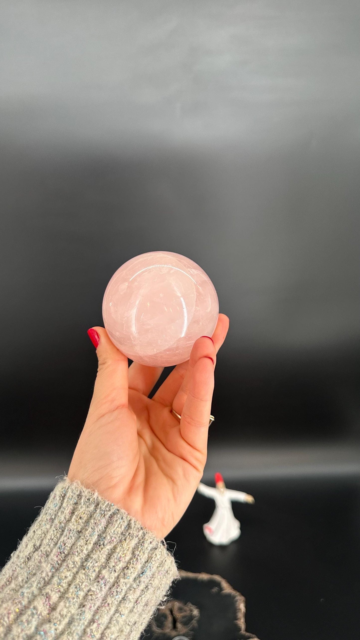 Rose Quartz Sphere – The Stone of Unconditional Love & Emotional Healing
