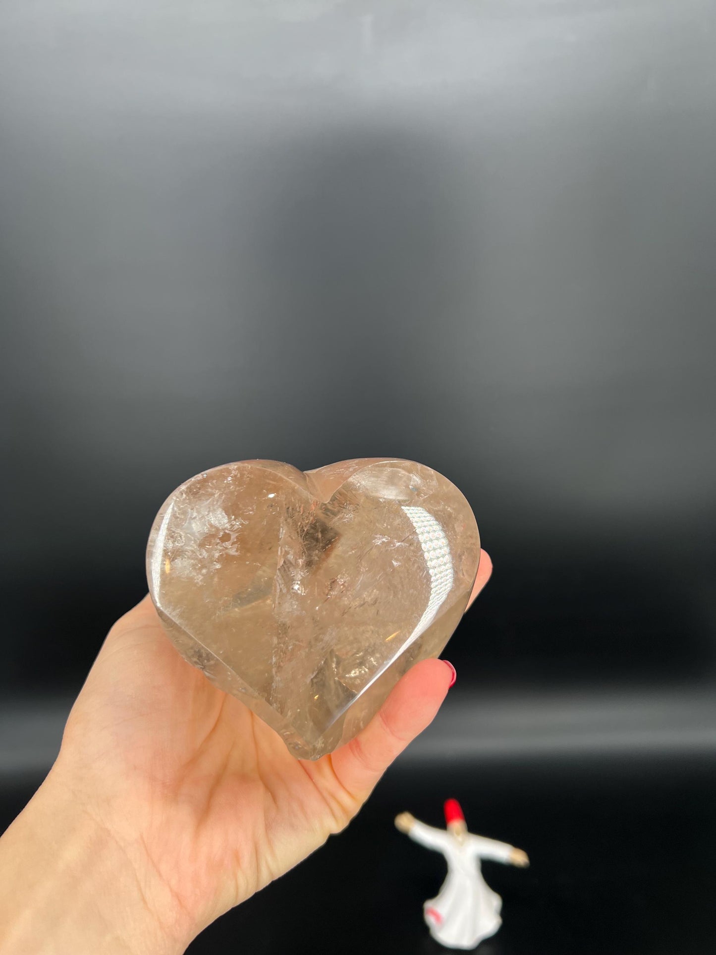 Citrine Heart & Raw Polished Citrine | Natural Abundance Crystal