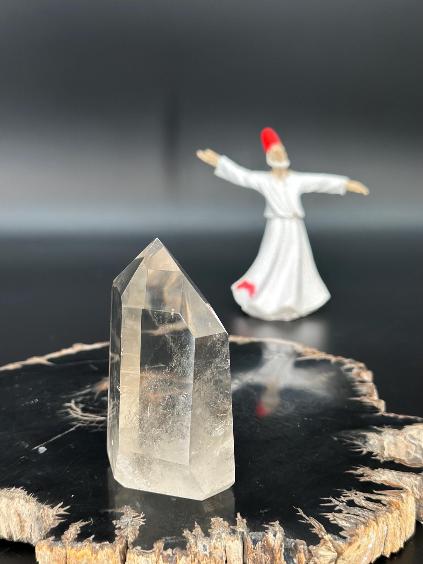 Natural Citrine Crystal Tower, Solar Plexus Chakra Stone