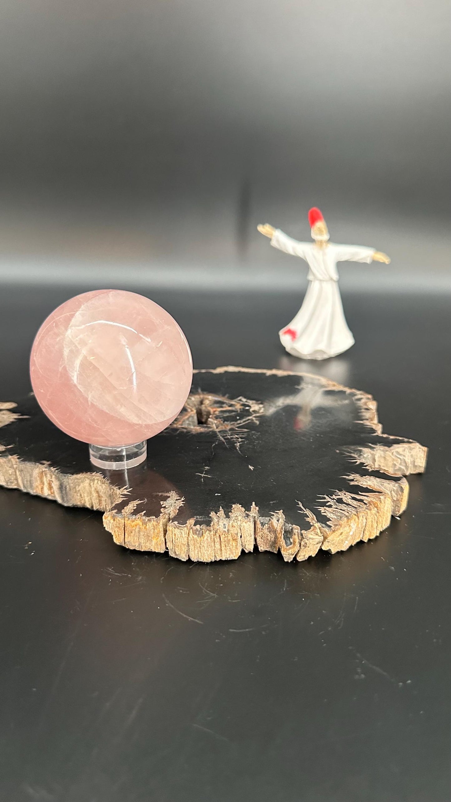 Rose Quartz Sphere – The Stone of Unconditional Love & Emotional Healing