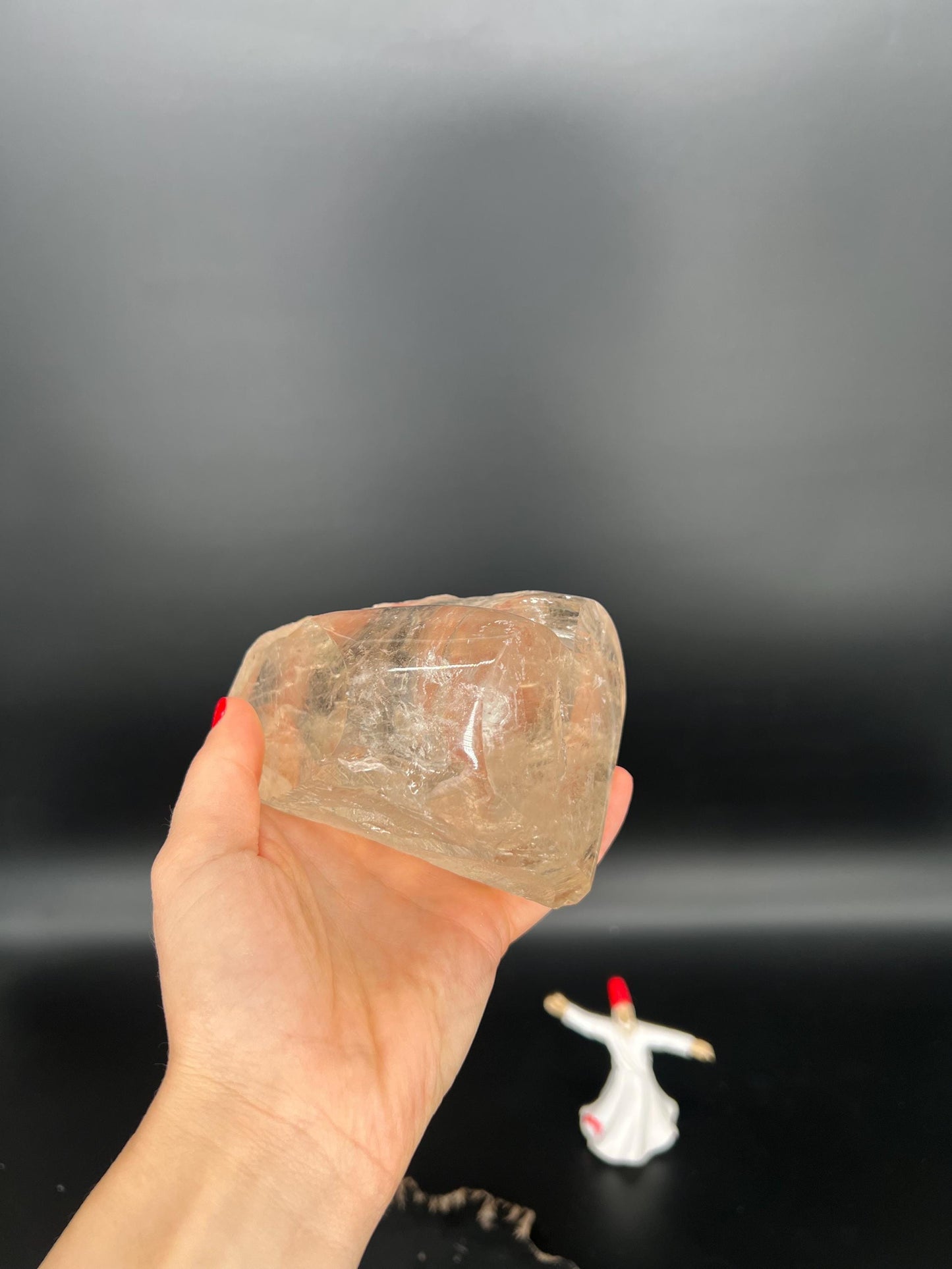 Citrine Heart & Raw Polished Citrine | Natural Abundance Crystal