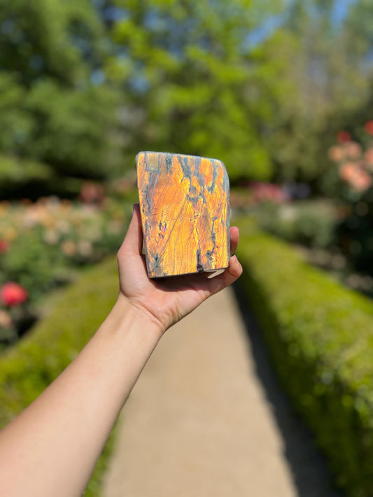 Polished Labradorite Slab | Mystic Aura Protection Stone