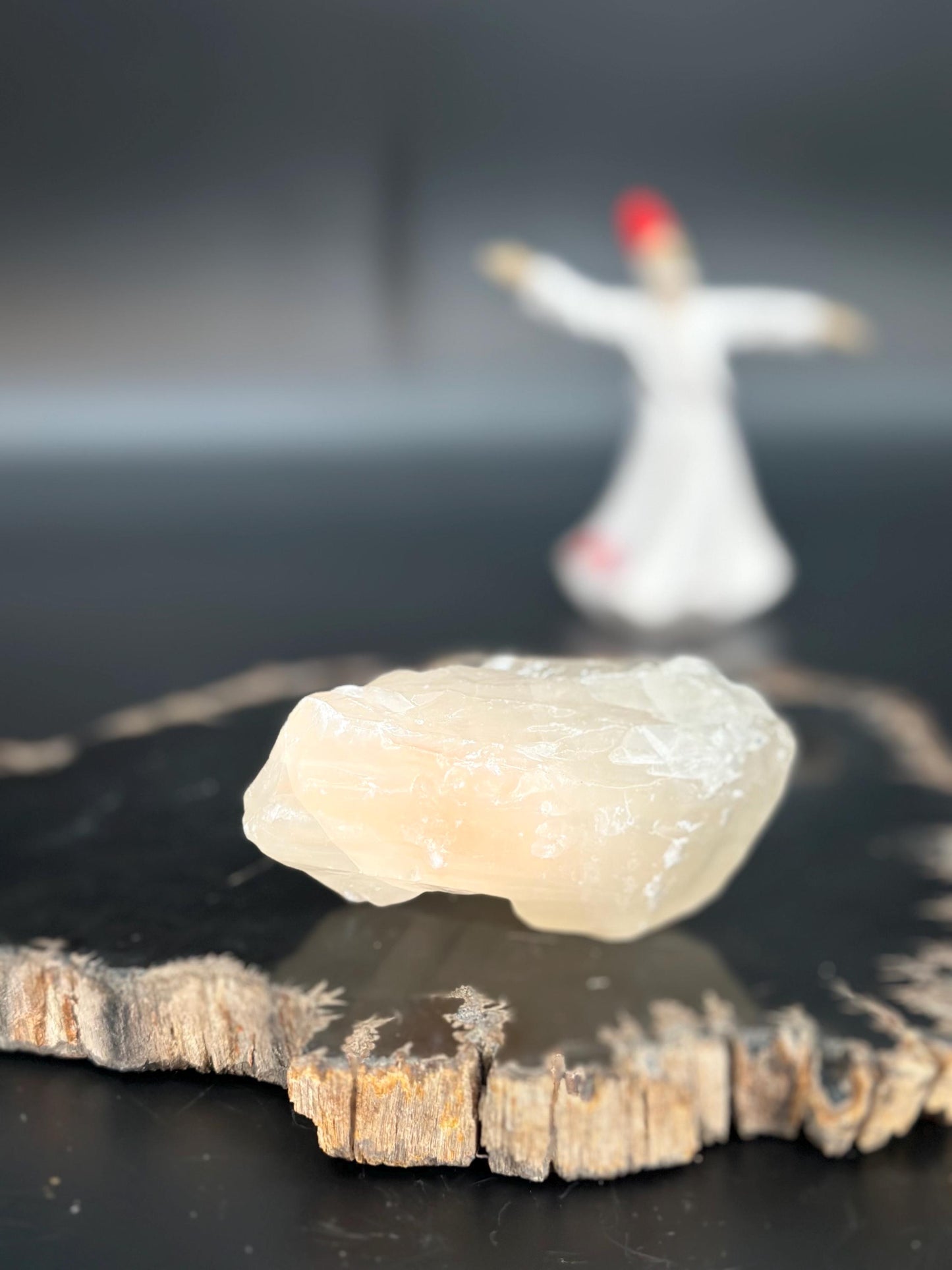 Raw Yellow Calcite Crystal: Natural Solar Plexus Chakra Stone