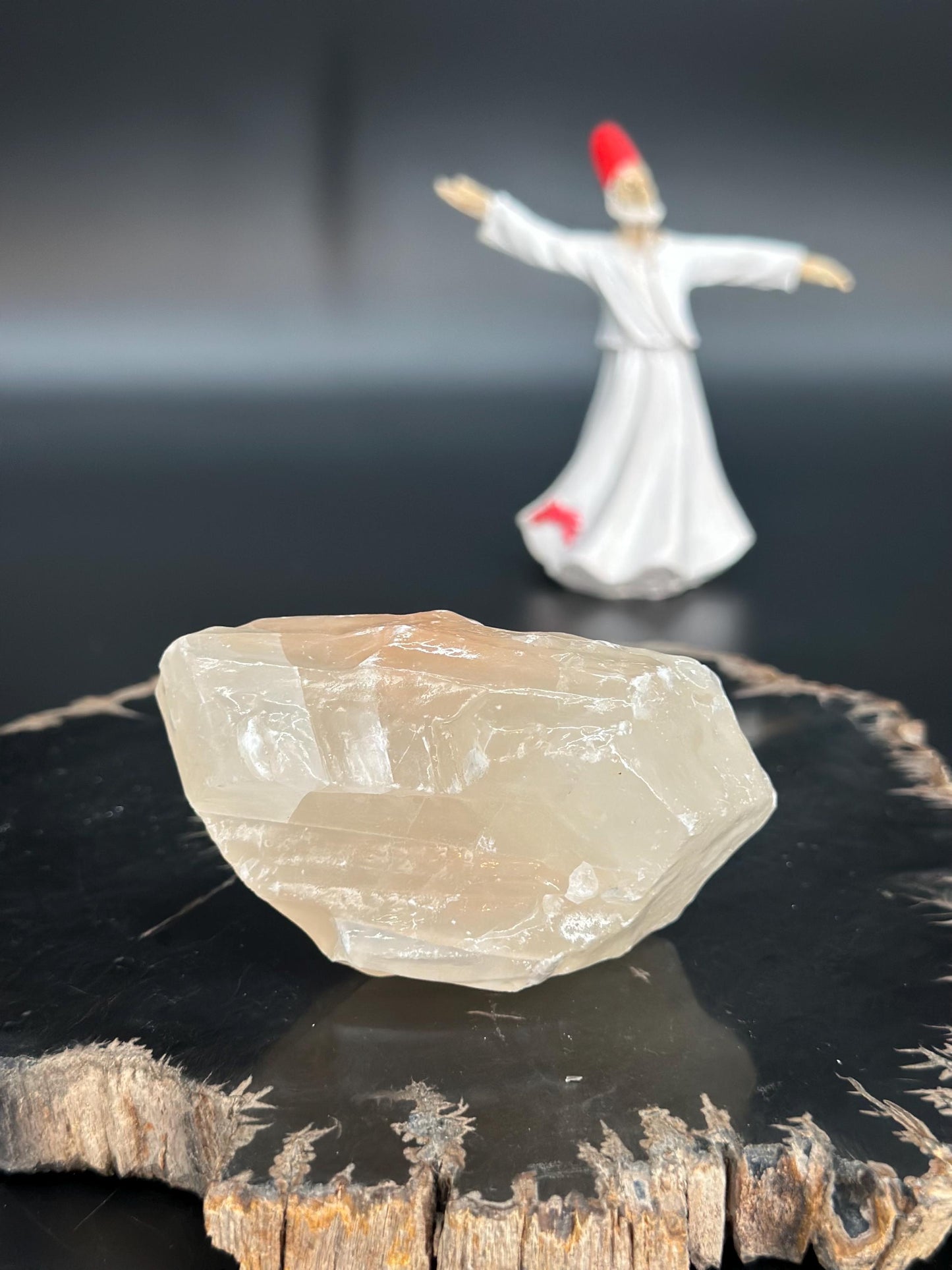 Raw Yellow Calcite Crystal: Natural Solar Plexus Chakra Stone