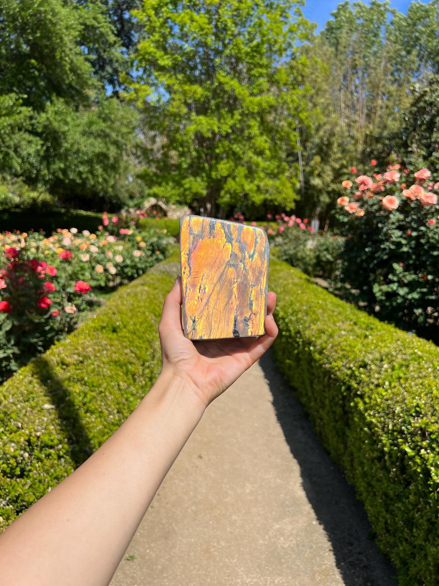 Polished Labradorite Slab | Mystic Aura Protection Stone
