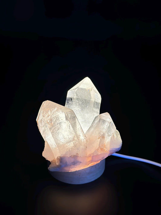 Himalayan Quartz Crystal Cluster | Raw Multi-Terminated Points | High Vibration Stone of Clarity & Divine Light