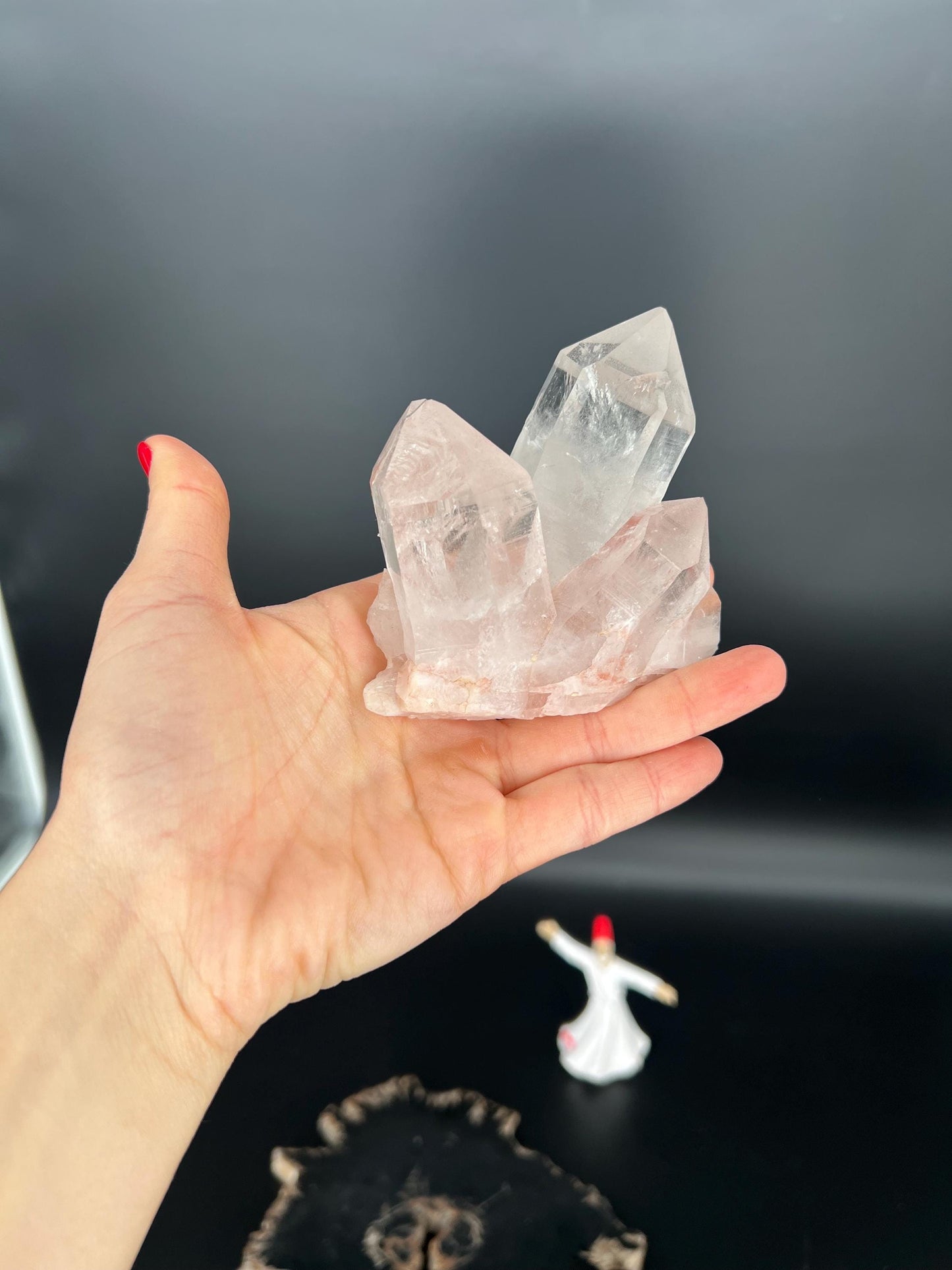 Himalayan Quartz Crystal Cluster | Raw Multi-Terminated Points | High Vibration Stone of Clarity & Divine Light