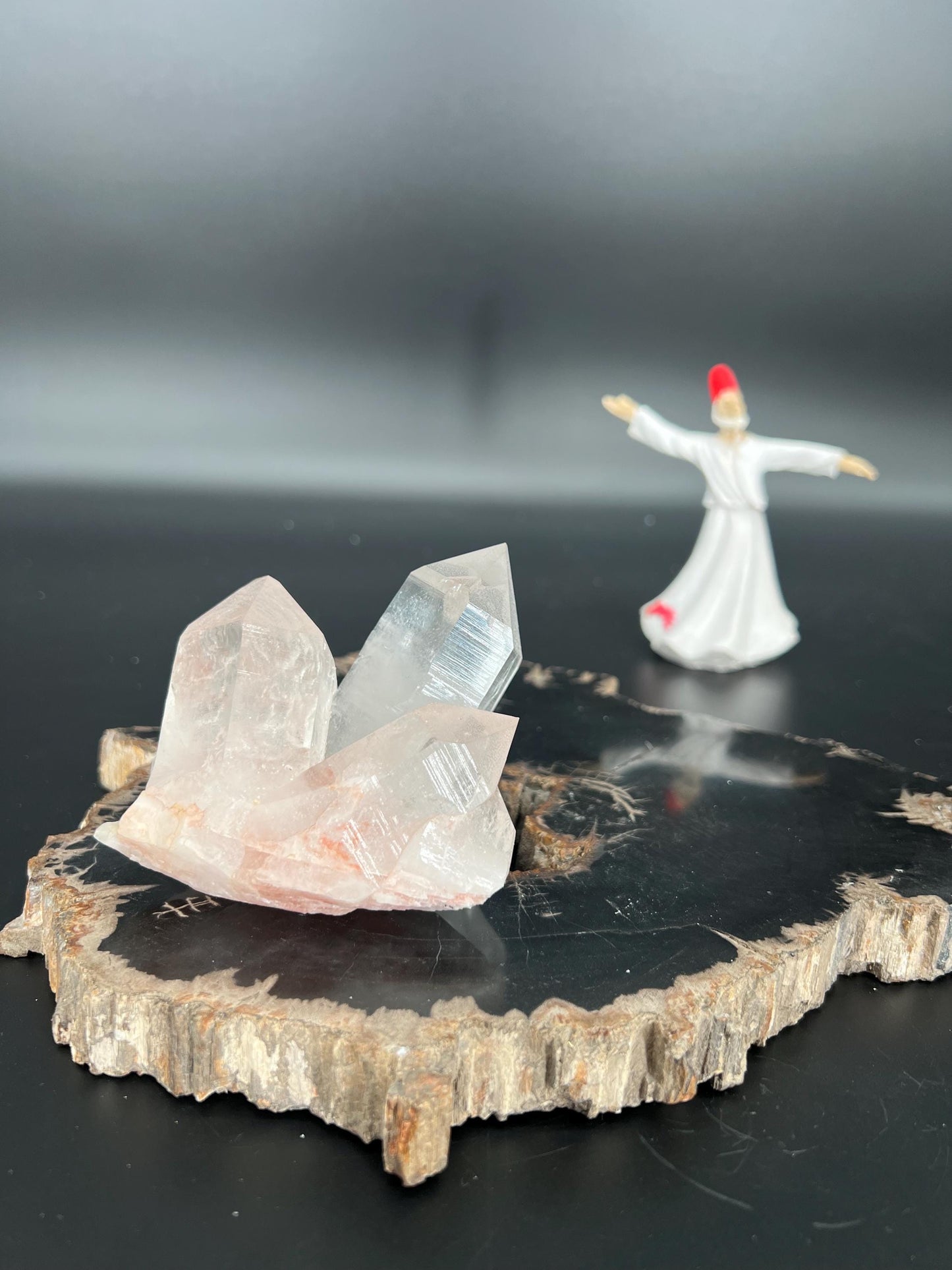 Himalayan Quartz Crystal Cluster | Raw Multi-Terminated Points | High Vibration Stone of Clarity & Divine Light