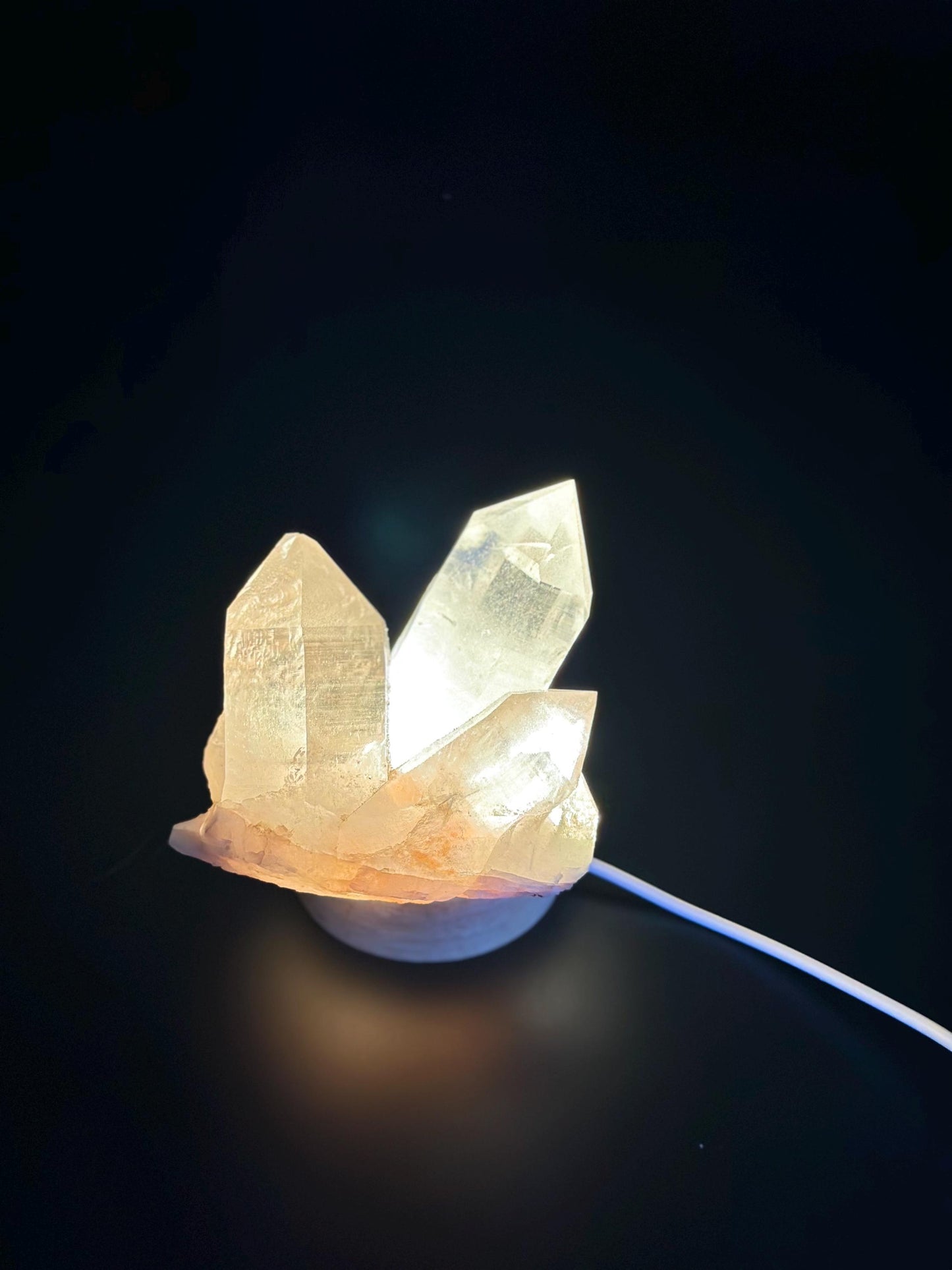Himalayan Quartz Crystal Cluster | Raw Multi-Terminated Points | High Vibration Stone of Clarity & Divine Light