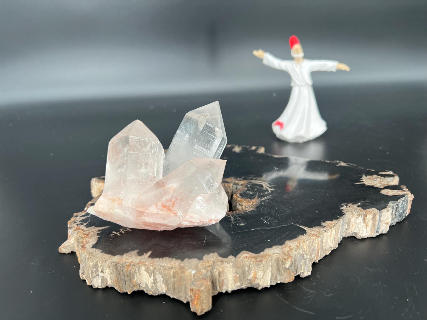 Himalayan Quartz Crystal Cluster | Raw Multi-Terminated Points | High Vibration Stone of Clarity & Divine Light