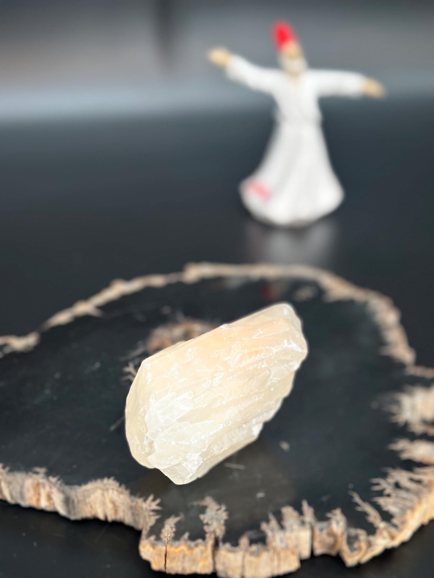 Raw Yellow Calcite Crystal: Natural Solar Plexus Chakra Stone