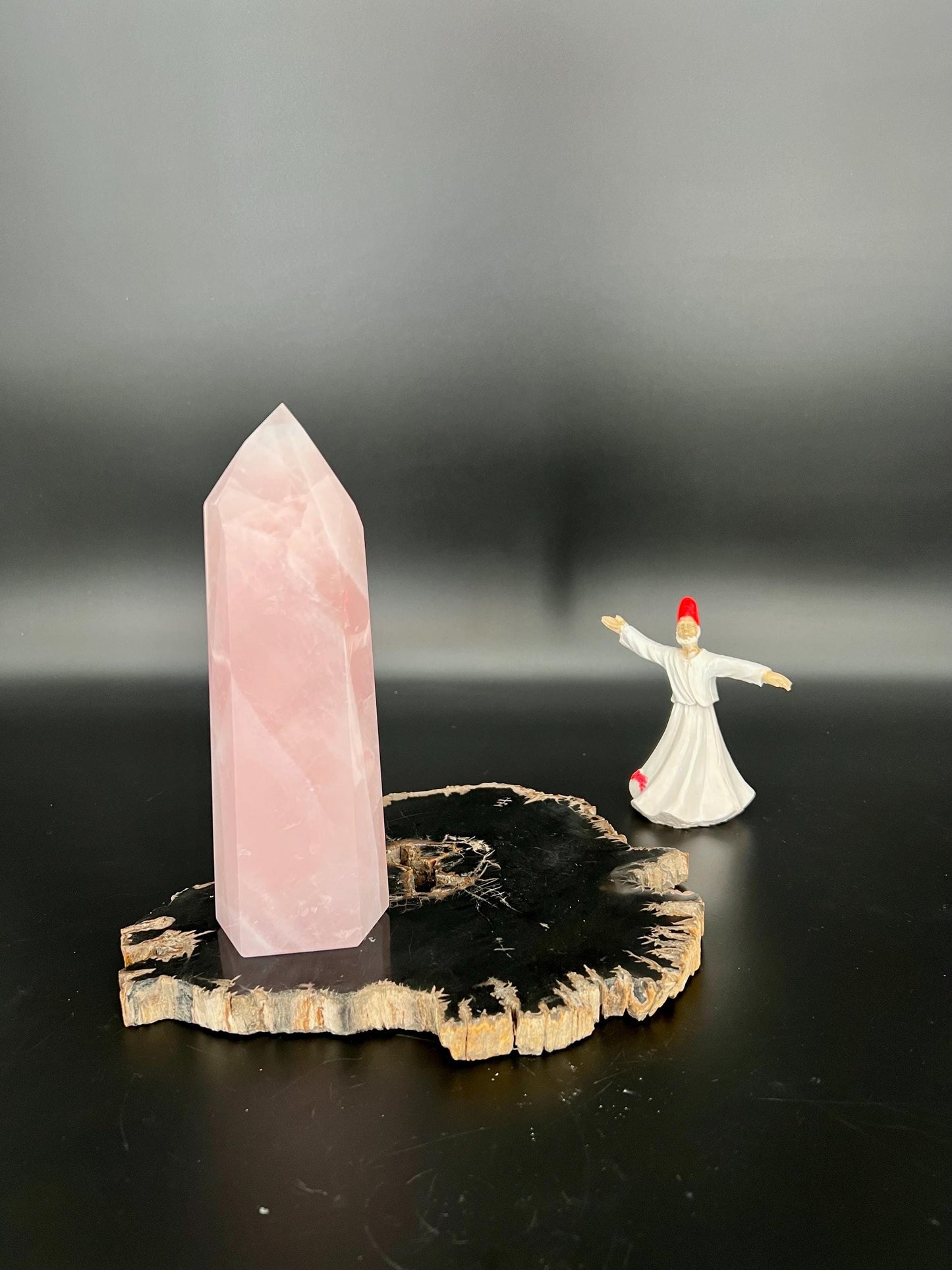 Rose Quartz Crystal Tower | Heart Chakra Healing Stone