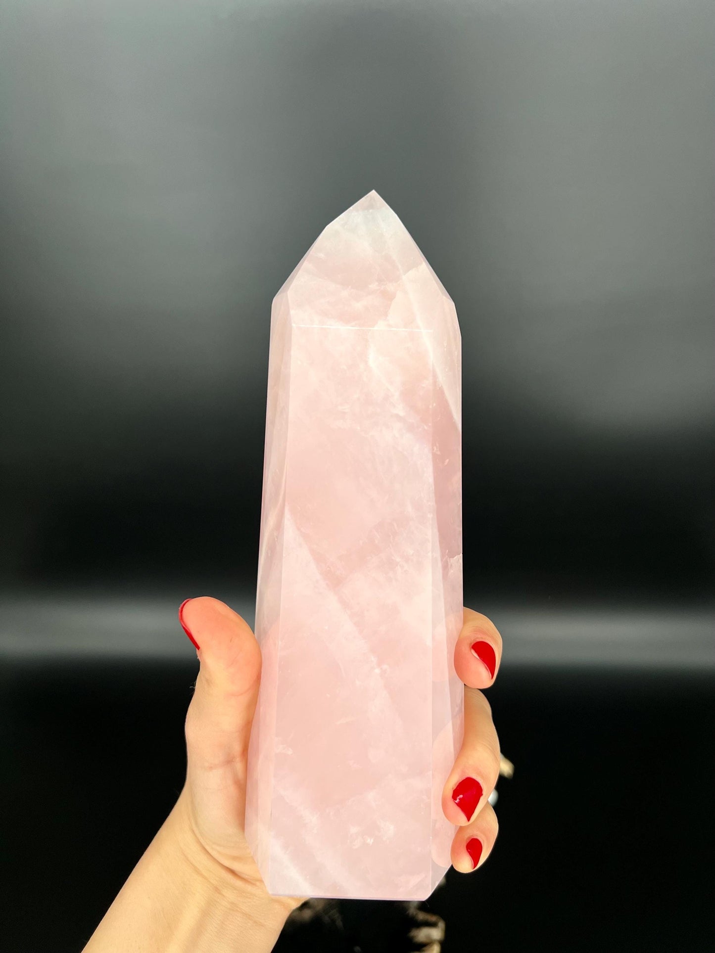 Rose Quartz Crystal Tower | Heart Chakra Healing Stone