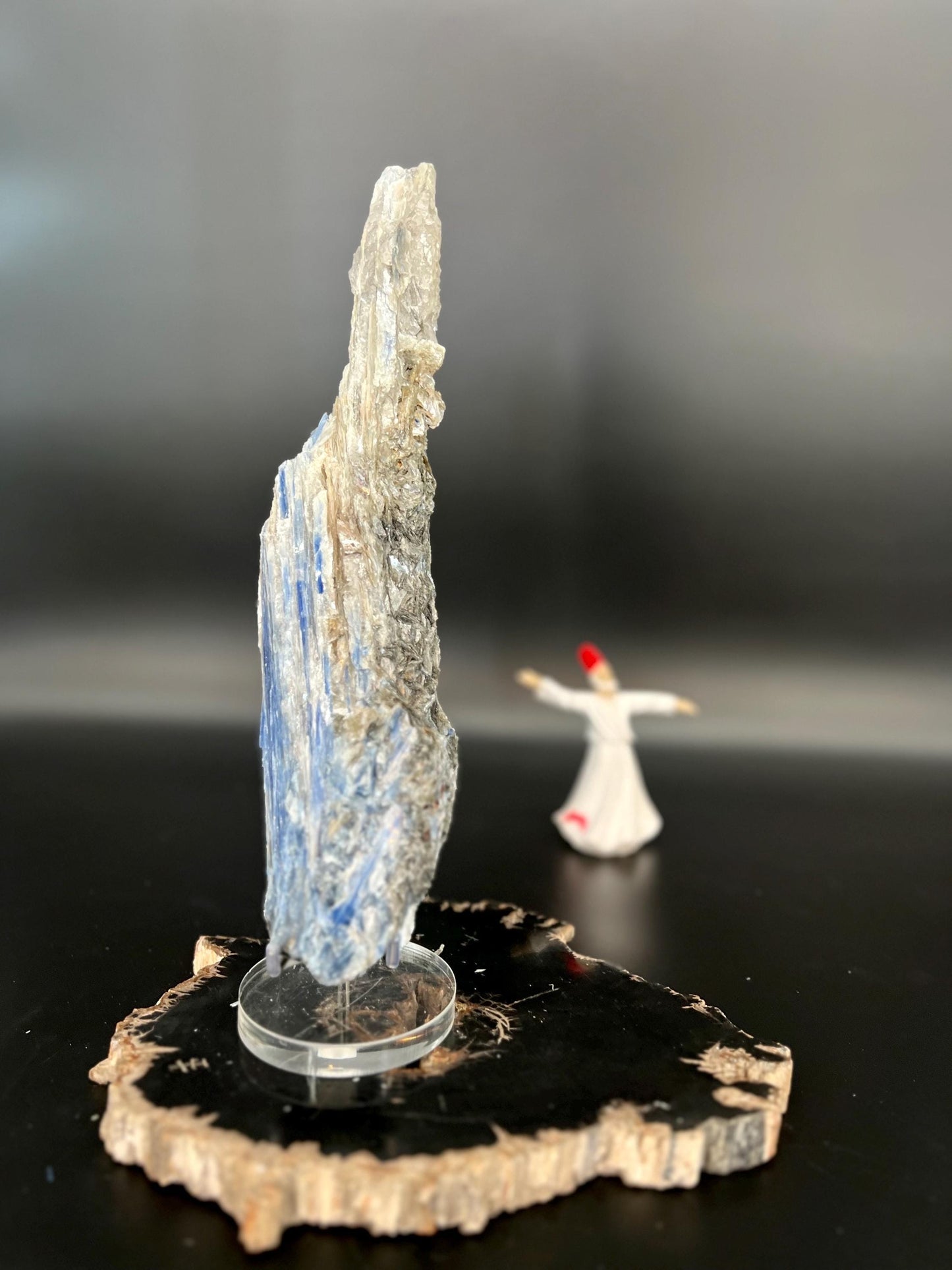 Blue Kyanite Blade | Communication Vision Crystal | Throat , Third Eye Chakra Tool | Raw Kyanite Spear for Healing &Meditation