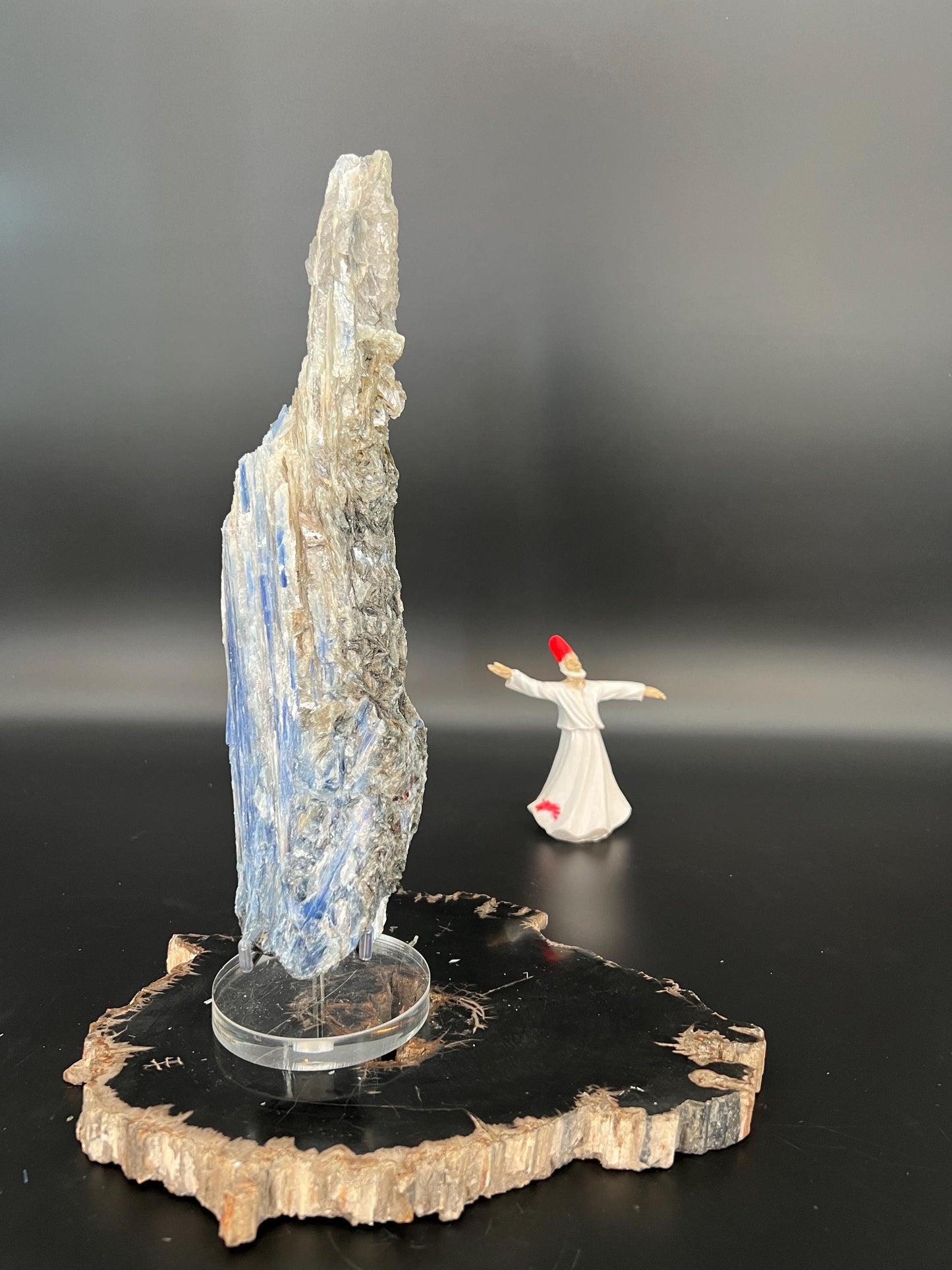Blue Kyanite Blade | Communication Vision Crystal | Throat , Third Eye Chakra Tool | Raw Kyanite Spear for Healing &Meditation